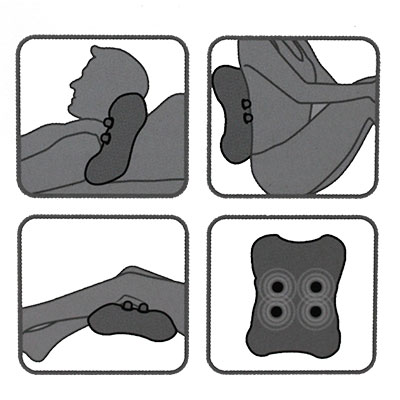 Air massager outlet pillow basic