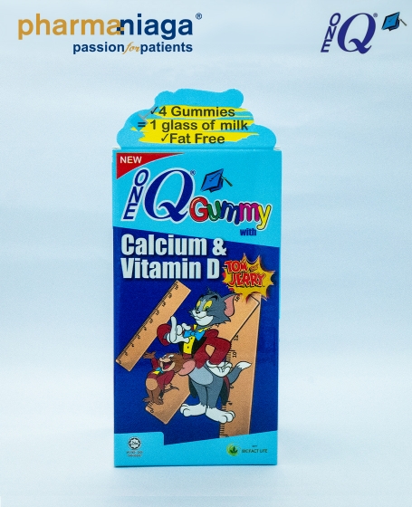 One Q <br/>Gummy <br/><b>Calcium & Vitamin D</b>