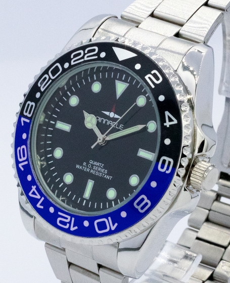 Pinnacle <br/>RO Series Watch <b>Men </b><br/><b>Blue & Black 43.5mm</b>