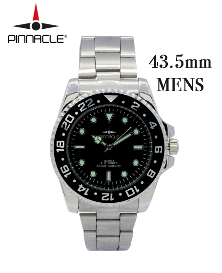 Pinnacle <br/>RO Series Watch <b>Men </b><br/><b>Black 43.5mm</b>