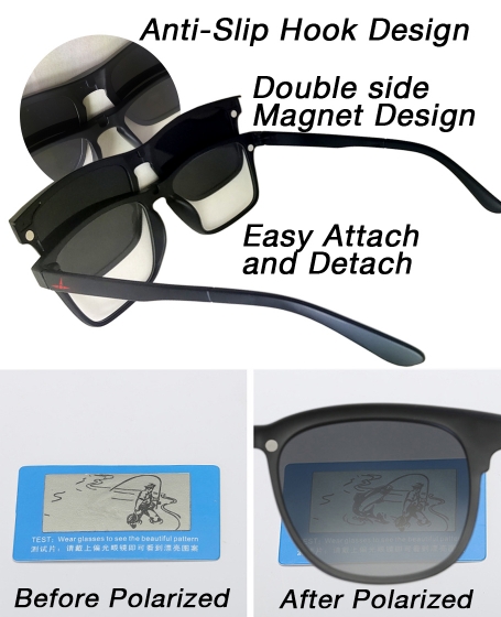 Pinnacle <br/> Interchangeable Polarized <br/>5 in 1 Sunglasses <b>Red</b>
